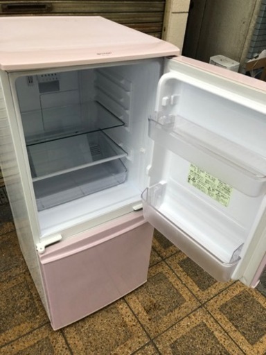 シャープ　2ドア冷蔵庫　一人暮らし　クリーニング済