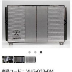 【美品】カワサキNinja1000sx用 ブラックメッキラジエターコアガード　トリックスターの画像
