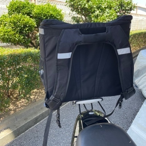レッツ2 原付バイク　デリバリーバック付き