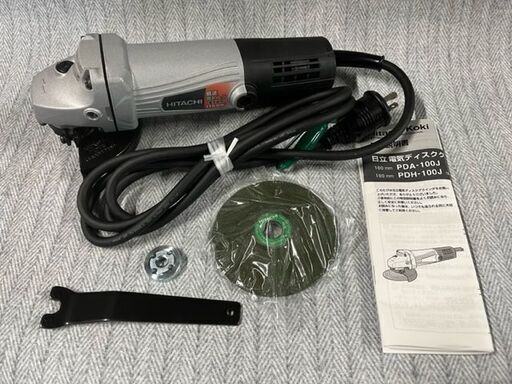 新品未使用HITACHI Hikoki ディスクグラインダ　PDH-100J (E)