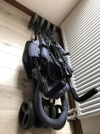 二人乗りベビーカー縦型美品 DUOシティ-HOP