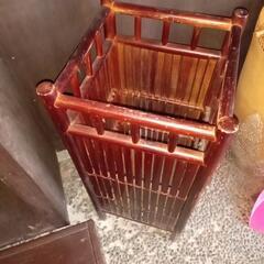 竹和風傘立ての画像