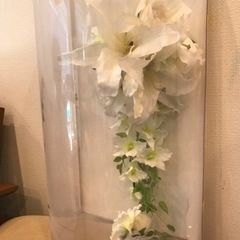 ウェディング　ブーケ　ブートニア　造花