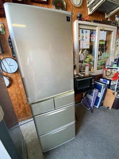 Y1908  冷蔵庫　シャープ　４２４L　2013年　5ドア　両開き