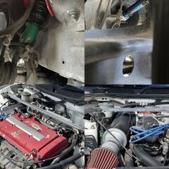☆修復歴無し☆インテグラ タイプR DC2 社外パーツ多数 全塗装 車高調 マフラー EG3 EG6 EK4 EK9 EF8 EF9 VTEC TypeR B16A B16B B18C　の画像