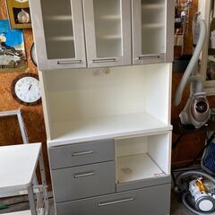 Y2001　食器棚　レンジボード