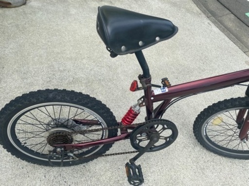 caringbah カリンバ サスペンション付 20インチ 6段変速 ビーチクルーザー 中古 自転車