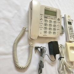 【送料込み】Panasonic コードレス電話機 VE-GP35DWの画像