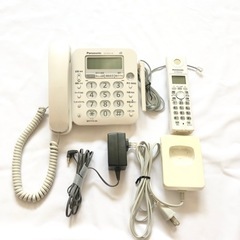【送料込み】Panasonic コードレス電話機 VE-GP35DWの画像