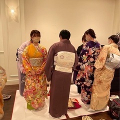 駅前　　着物着付け講座　　体験お待ちしてます、の画像