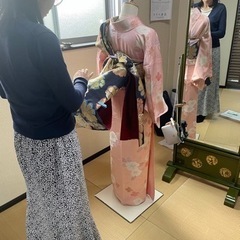 駅前　　着物着付け講座　　体験お待ちしてます、の画像