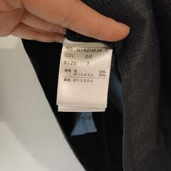 今日来れれば0円！29日引取り限定　ORIHICA レディーススーツ7号　ダークグレーチェックの画像