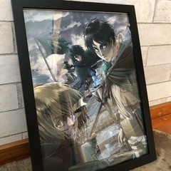 【美品】進撃の巨人　壁掛け