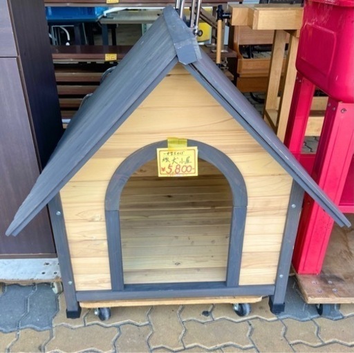 犬小屋 アイリスオーヤマ ウッディ犬舎 中型犬サイズ