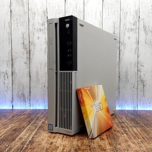 【動作確認済】NEC デスクトップPC PC-MJ27MLZ6RBSU 新品 SSD 240GB＋HDD 750GB intel Corei5 6400 2.70GHz‐3.30GHz メモリ 8GB パソコン