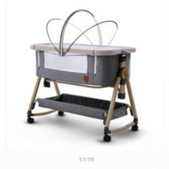 金曜に取りにこれる方！値段交渉可能！ベビーベッド 折りたたみ A...