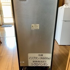 ２ドア冷蔵庫（2019年製）の画像