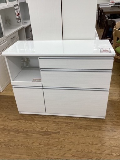 KG-105【新入荷　リサイクル品】古賀家具　キッチンカウンター　白