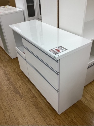KG-105【新入荷　リサイクル品】古賀家具　キッチンカウンター　白