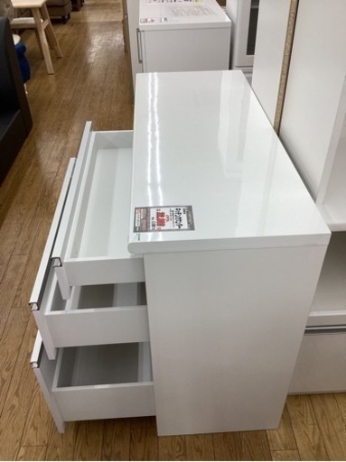 KG-105【新入荷　リサイクル品】古賀家具　キッチンカウンター　白