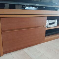 東芝REGZA　40型HD録画可能テレビ&ブルーレイ&テレビ台の画像