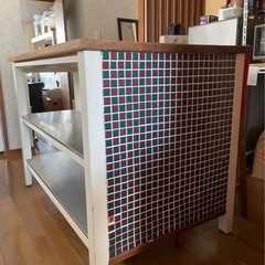 アイランドキッチンカウンターセット　IKEAの画像