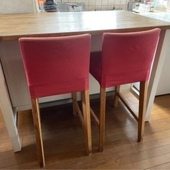 アイランドキッチンカウンターセット　IKEAの画像