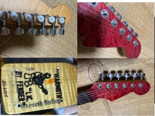 Fender Japan ストラト スキャロップド加工 Warmoth ネック