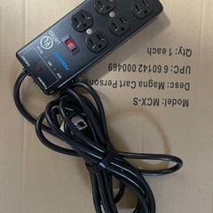 【取引終わりました】FURMAN 電源タップ＋2ピン変換