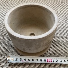 【取引中】プランター　セメント　グレーの画像
