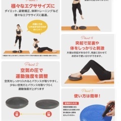 ￥550(税込)バランスディスク コバルトブルーの画像