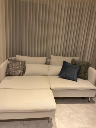 ソーデルハムン　イケア　ソファー　3人掛け