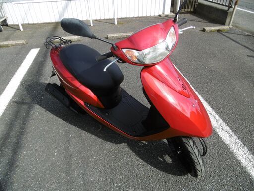 千葉県富里市リサイクルショップセコンドハンド 原付 バイク インジェクション AF68 Dio ディオ 50CC 4サイクル ホンダ HONDA 中古 赤 税込￥77,000-