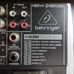 BEHRINGER XENYX QX1204USB アナログミキサーの画像