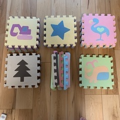 ニトリで購入　プレイマット　パズルマット