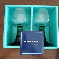 未使用品　HOYA  HOUSE &BEST のワイングラスの画像