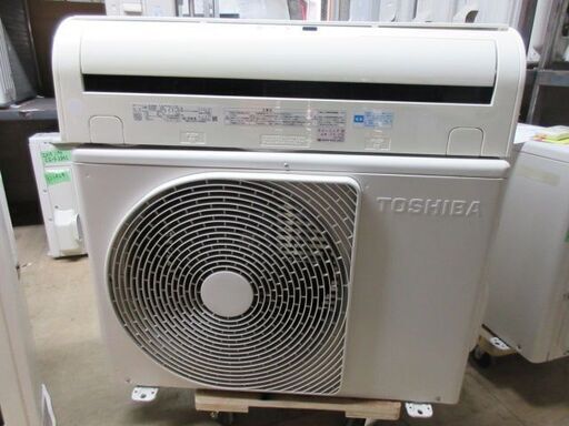 K03430　東芝　 中古エアコン　主に10畳用　冷房能力　2.8KW ／ 暖房能力　3.6KW