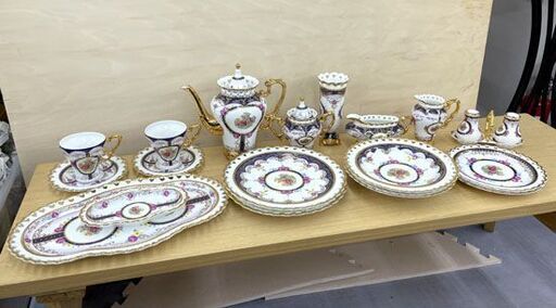 Watatou 茶器セット カップ＆ソーサー プレート 皿 ポット シュガーポット等 ティーセット 洋食器 ワタトウ まとめ売り 大量 札幌市手稲区