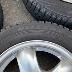 タイヤ4本セット　ミニクーパーセブン　純正ホイールの画像