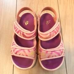 adidas 15.0㎝　サンダル　ピンク　ウォーターシューズ　アクアシューズ　アディダスの画像