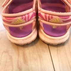adidas 15.0㎝　サンダル　ピンク　ウォーターシューズ　アクアシューズ　アディダスの画像