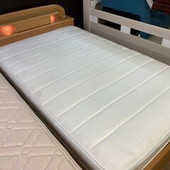 【愛品館市原店】ニトリ（NITORI）セミダブルベッド（引き出し・照明付）