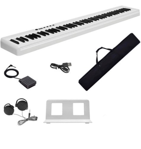 Longeye 電子ピアノ 【2022更新型ー譜面台本体に付け】 88鍵盤 ピアノ