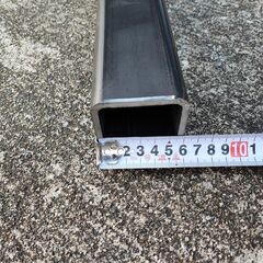 鉄　角パイプ　4.5mm厚　60×60mm　端切れの画像