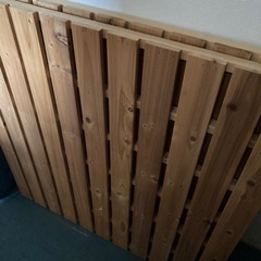シングル すのこベッドの画像