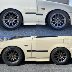 シビック EK4 前期 全塗装仕上げ☆社外パーツ多数 フル内装 KTS XXR EF8 EF9 EG6 EK4 EK9 VTEC TypeR B16A B16B B18C の画像