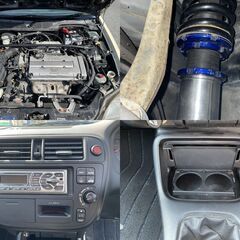 シビック EK4 前期 全塗装仕上げ☆社外パーツ多数 フル内装 KTS XXR EF8 EF9 EG6 EK4 EK9 VTEC TypeR B16A B16B B18C の画像