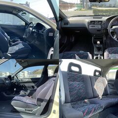 シビック EK4 前期 全塗装仕上げ☆社外パーツ多数 フル内装 KTS XXR EF8 EF9 EG6 EK4 EK9 VTEC TypeR B16A B16B B18C の画像