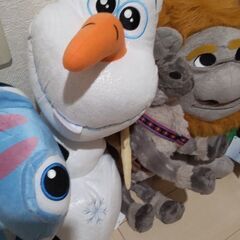 アナ雪Ⅱ　ビッグぬいぐるみ4体セットの画像