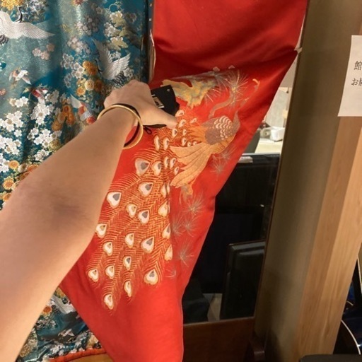 着物と鏡セット美品